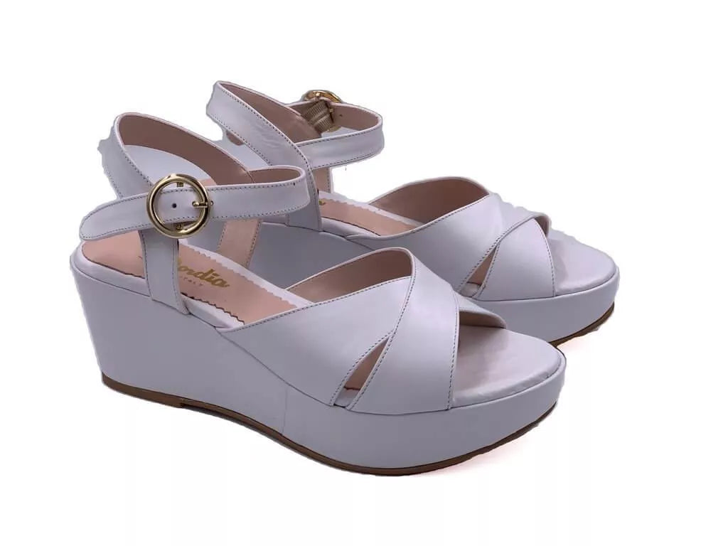 D'Ordia zeppa in pelle
