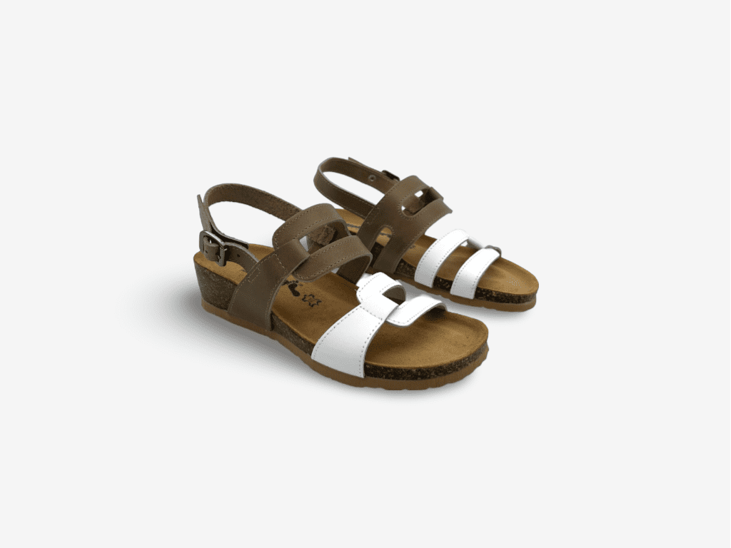Sandali ART Creta In Pelle Per Donna - Suola In Gomma E Sughero, Modello Anatomico E Naturale
