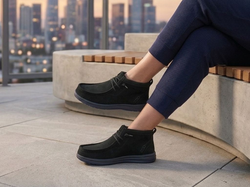 HEYDUDE Wally mid gripr leather
