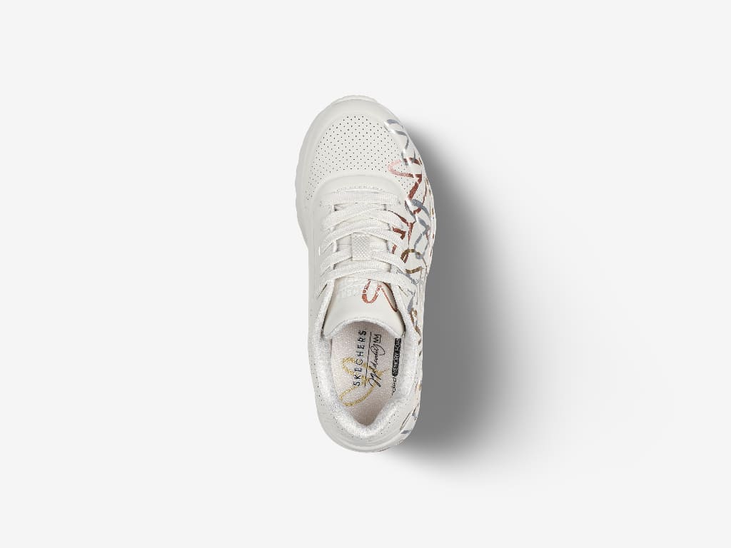 ‪- ̗̀ ꪔ̤ ̖́-‬ Skechers x JGoldcrown Metallic Love Donna – Sneaker Art