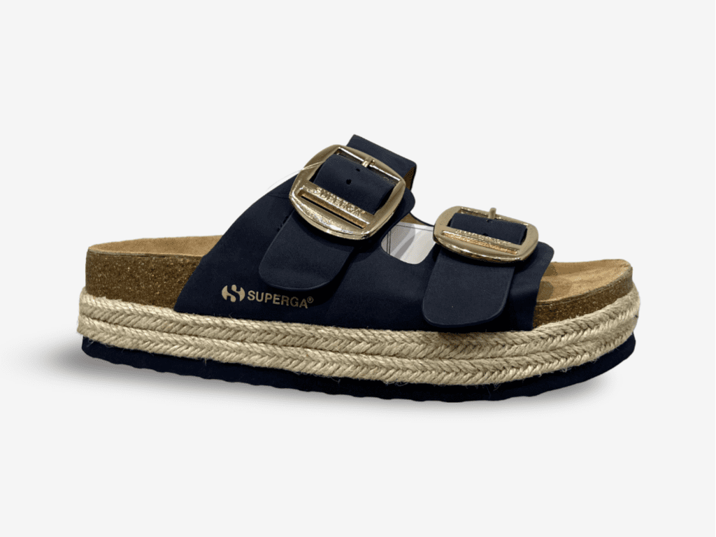 Ciabatte Superga Estive Sandali Mare Gomma Zeppa Sandali Mare