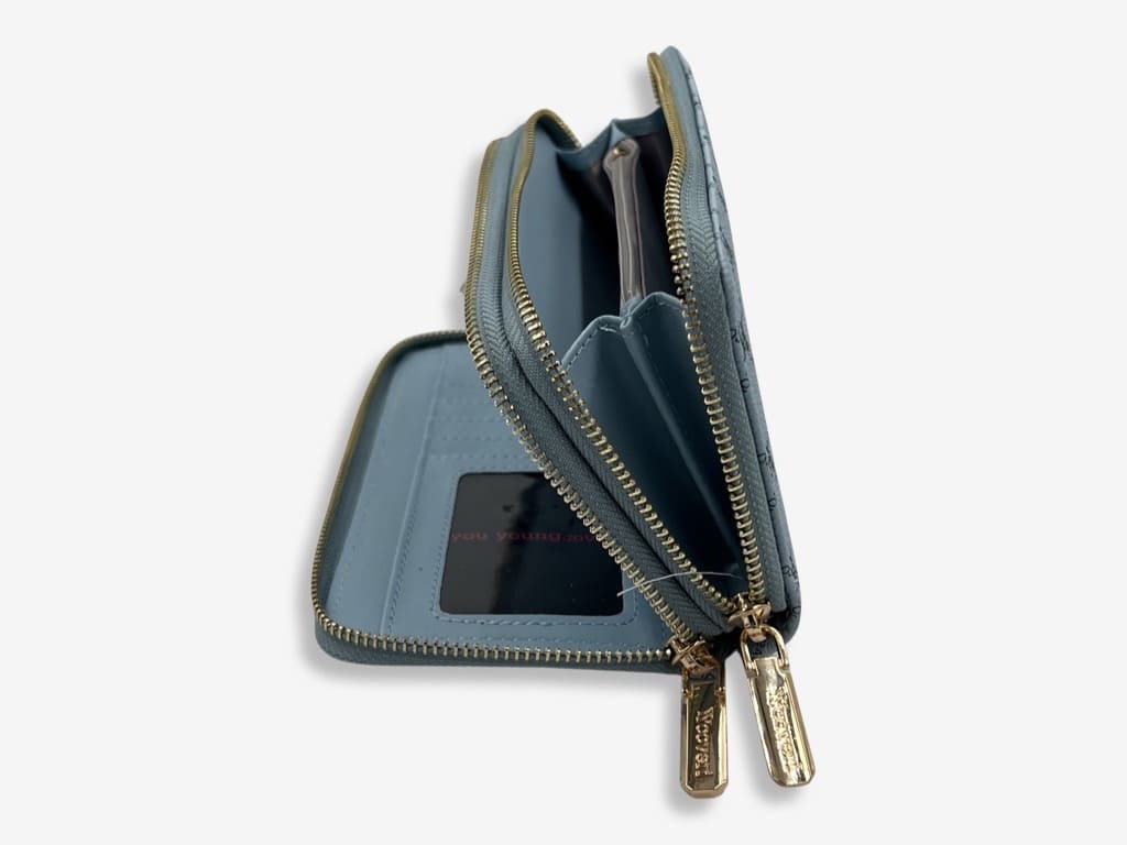 Portafoglio Da Donna Vintage Floreale Con Chiusura A Bacio – Giallo, Modello Piccolo, Porta Carte E Monete
